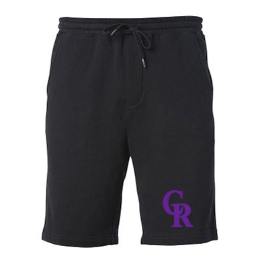 NEW Colorado Rockies Color Pop Fleece Sweat Shorts Pants BLACK